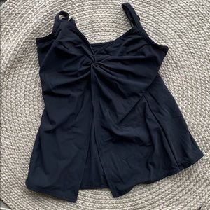 Miraclesuit Black Tankini Top Only